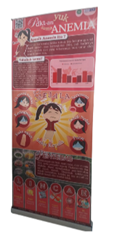 Standing Banner Edukasi Gizi